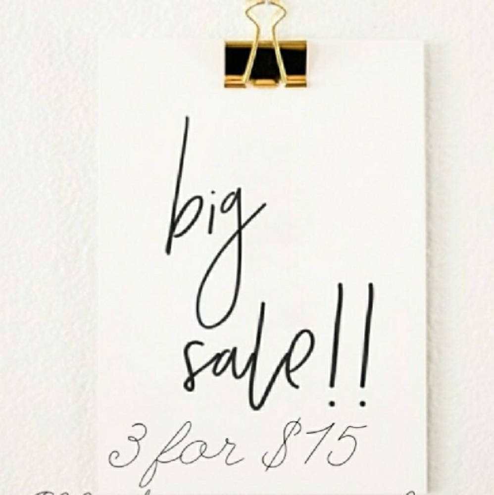 THE FOLLOWING marked ⚡ARE 3 ITEMS FOR 15$!!!!